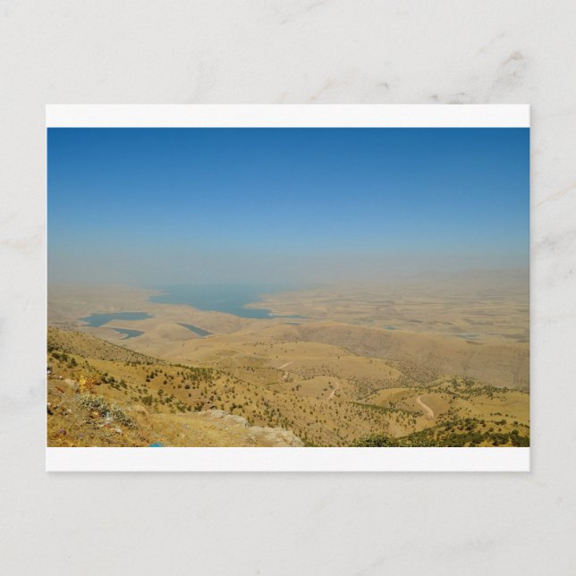 Postal Kurdistán, Lago Dukan (Anverso)