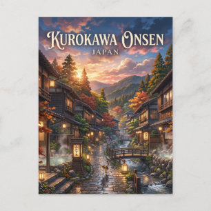 Postal Kurokawa Onsen Japón