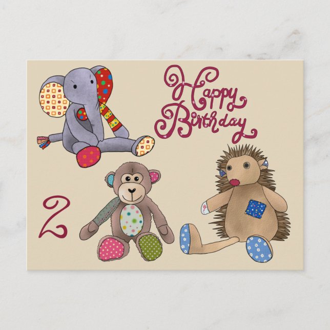 Postal Kuscheltiere (Anverso)