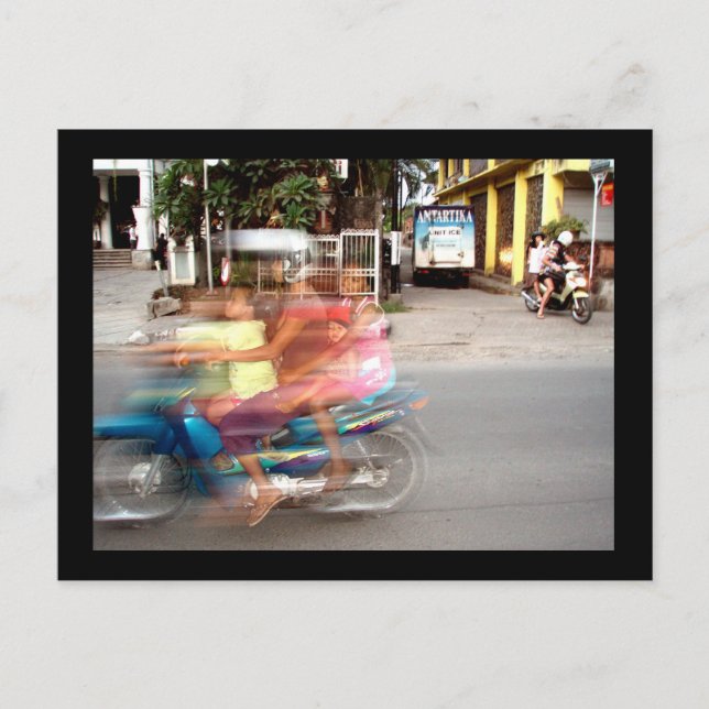 Postal Kuta Bali, Indonesia (Anverso)