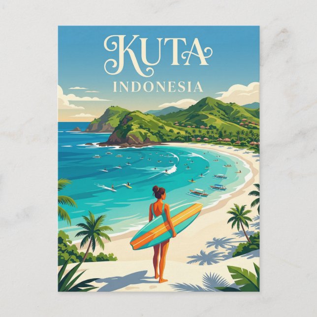 Postal Kuta Indonesia (Anverso)