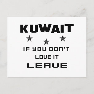 Postal Kuwait Si no te gusta, vete