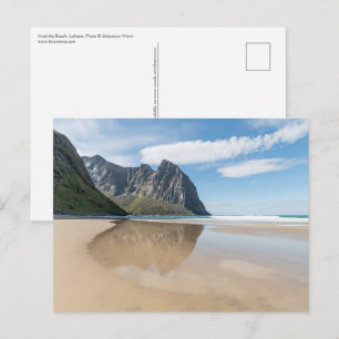 Postal Kvalvika Beach Lofoten