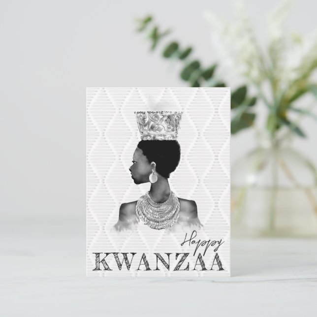 Postal Kwanzaa (Anverso de pie)