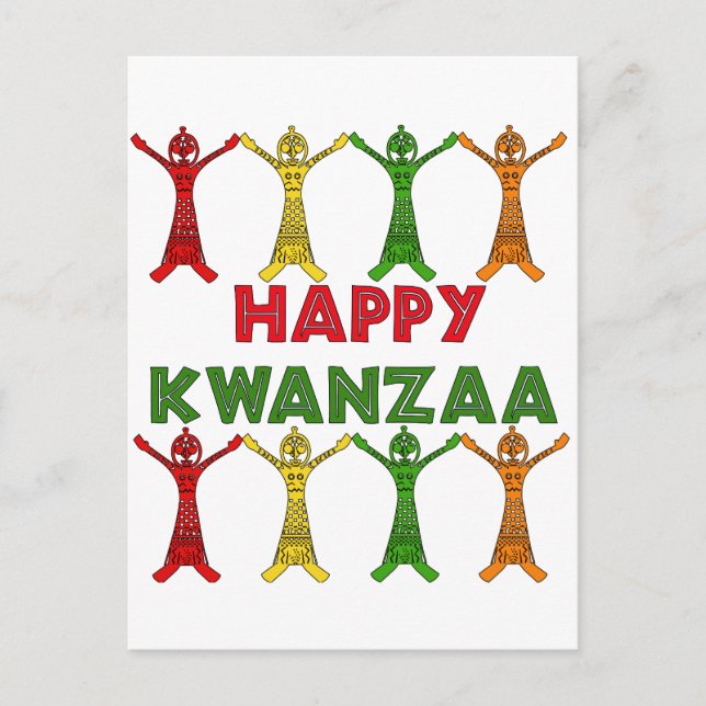Postal Kwanzaa Dancers (Anverso)