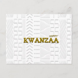 Postal Kwanzaa feliz moderna
