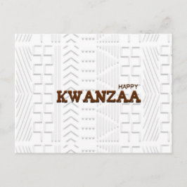 Postal Kwanzaa feliz moderna