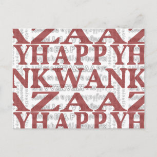 Postal Kwanzaa feliz moderna