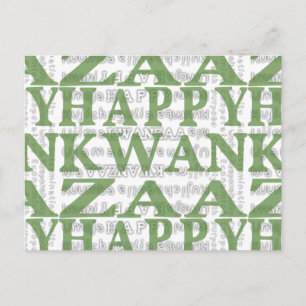 Postal Kwanzaa feliz moderna