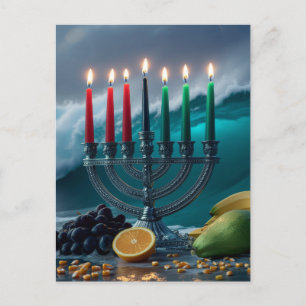 Postal KWANZAA - KINARA y MAZAO -