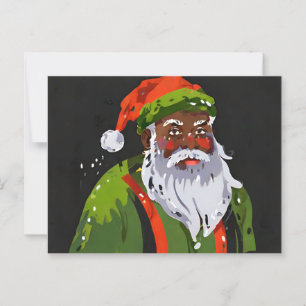 Postal Kwanzaa santa