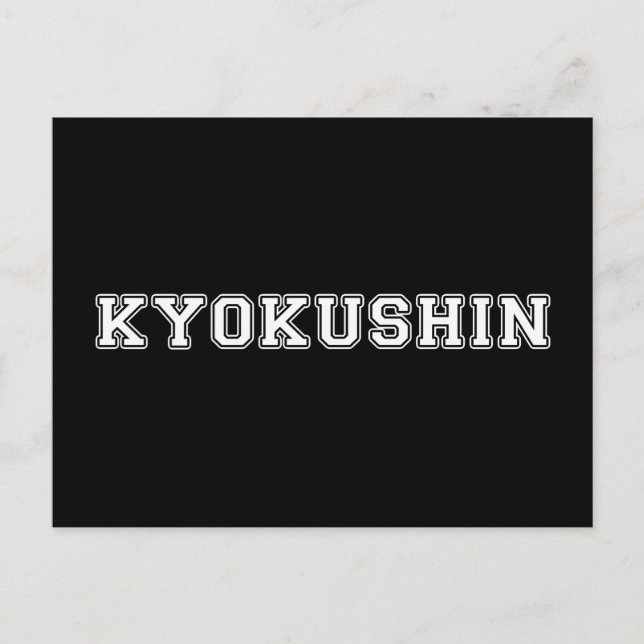 Postal Kyokushin Karate (Anverso)