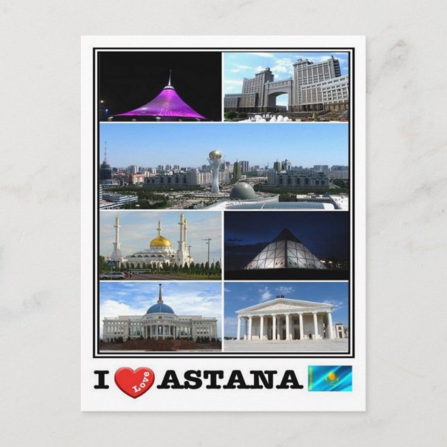 Postal KZ Kazajistán - Astaná - (Anverso)