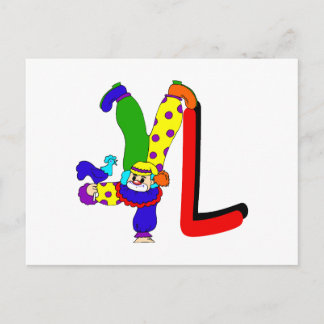 Postal L Clown