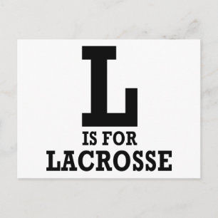 Postal L es para Lacrosse