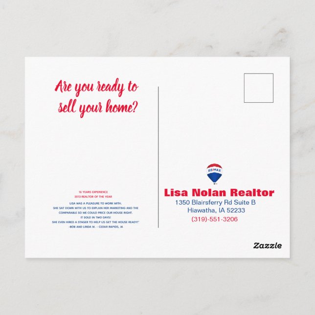 Postal L. Nolan 5x7 (Reverso)