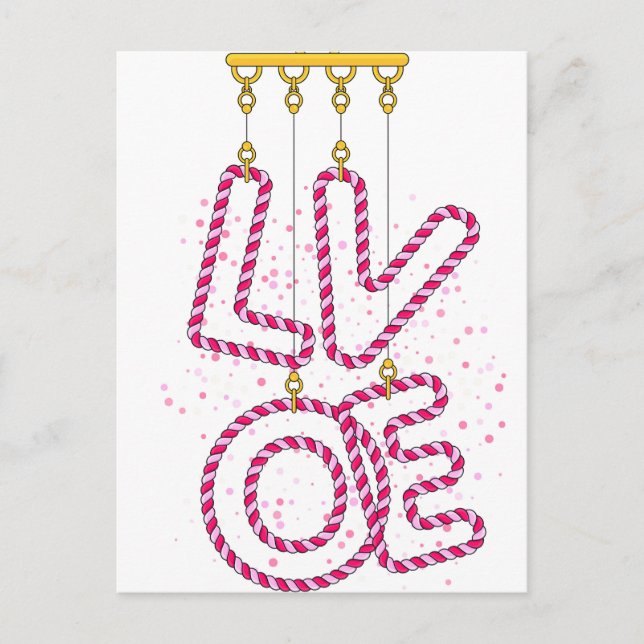 POSTAL L O V E (Anverso)