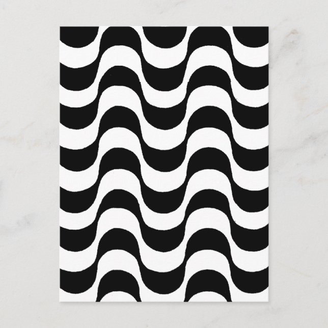 Postal La acera de Copacabana, Río de Janeiro, Brasil (Anverso)