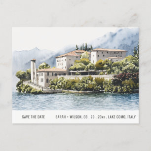 Postal La acuarela del lago Como Norte de Italia salva la