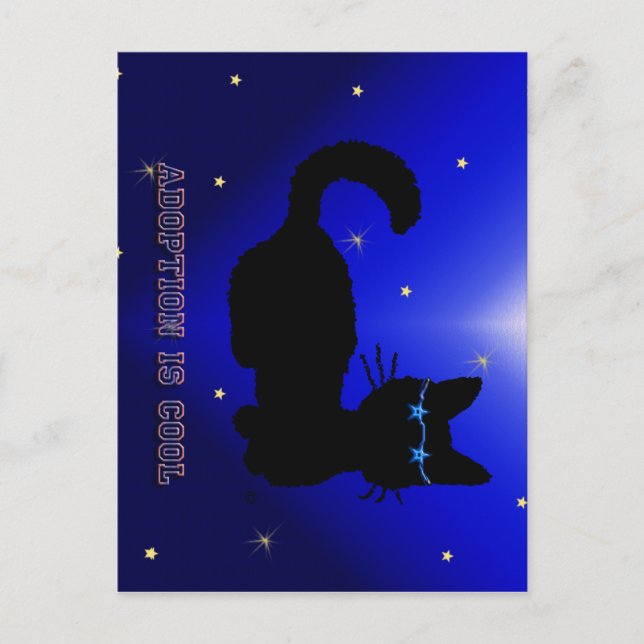 Postal La adopción es genial (Anverso)