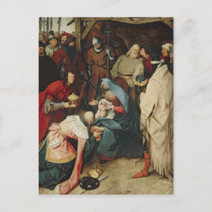 Postal La adoración de los reyes, 1564