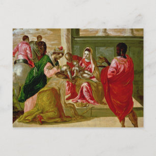Postal La Adoración del Magi, 1567-70