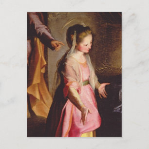 Postal La Adoración del Niño, 1597