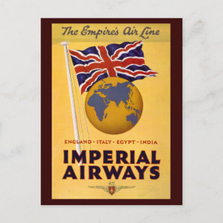 Postal La aerolínea del imperio
