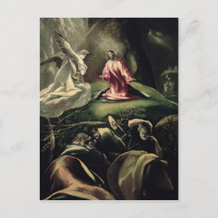 Postal La agonía en el jardín