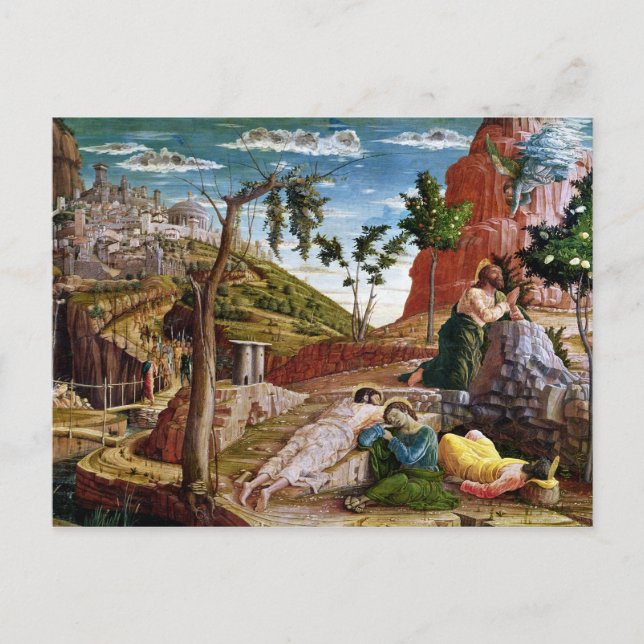 Postal La agonía en el jardín (Anverso)