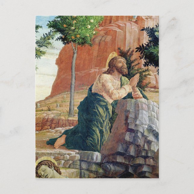 Postal La agonía en el jardín (Anverso)