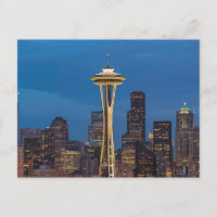 La aguja espacial y el centro de Seattle