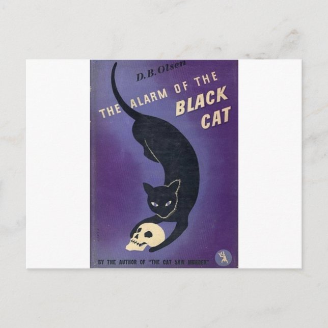 Postal La alarma del gato (Anverso)