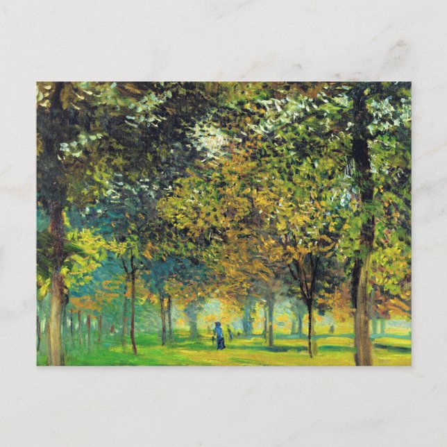Postal La Allee du Champ de Foire (Anverso)