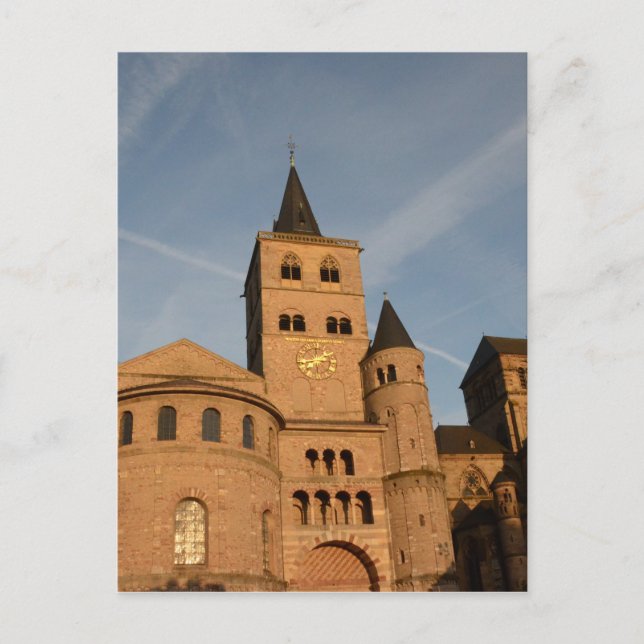 Postal La Alta Catedral de San Pedro, Tréveris (Anverso)