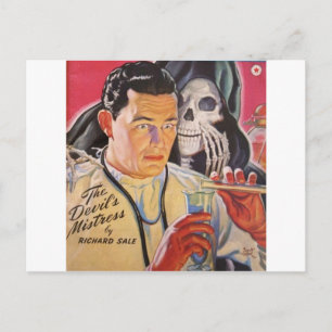 Postal La amante del diablo