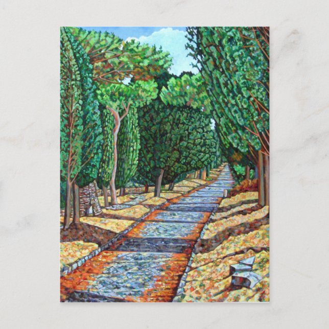 Postal La Antica Appia (Anverso)