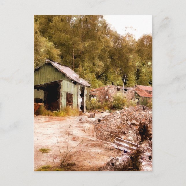 POSTAL LA ANTIGUA MINA DE ORO (Anverso)