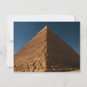 Postal La antigua pirámide de Giza Majestic Wonder Postca