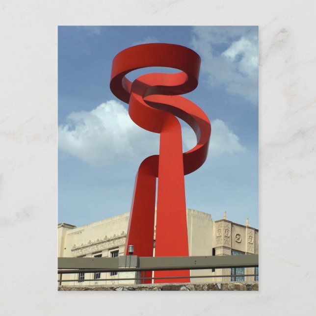 Postal La Antorcha de Amistad (Anverso)