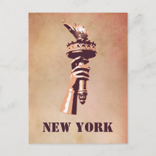 Postal La antorcha de la libertad, Nueva York
