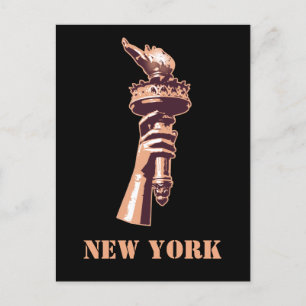 Postal La antorcha de la libertad, Nueva York