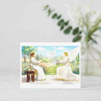 Postal La Anunciación a María