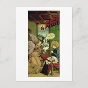 Postal La Anunciación (aceite en el panel)