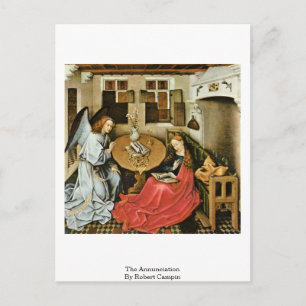 Postal La Anunciación De Robert Campin