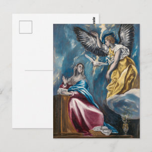 Postal La Anunciación El Greco