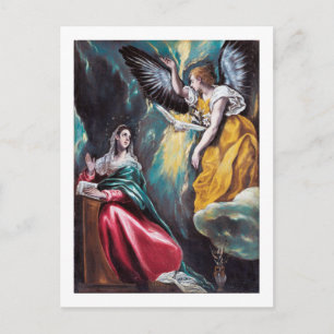 Postal La Anunciación, El Greco