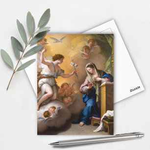 Postal La Anunciación, Paolo de Matteis