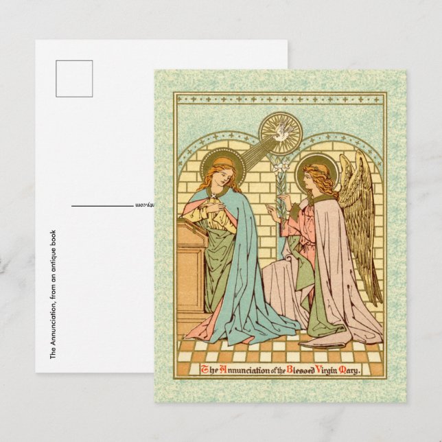 Postal La Anunciación (RLS 04) (Anverso / Reverso)