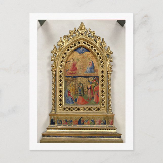 Postal La Anunciación y la Adoración del Magi (la (Anverso)